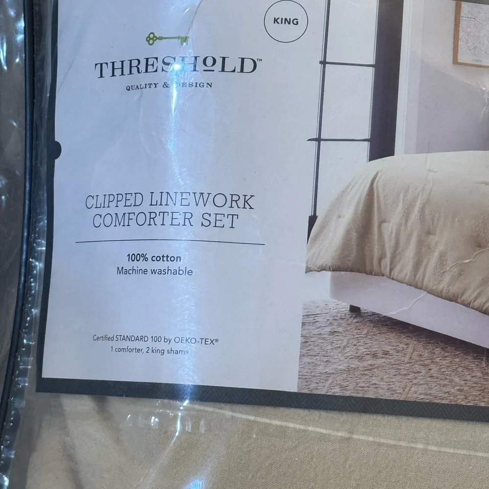 Threshold Beige Comforter Set